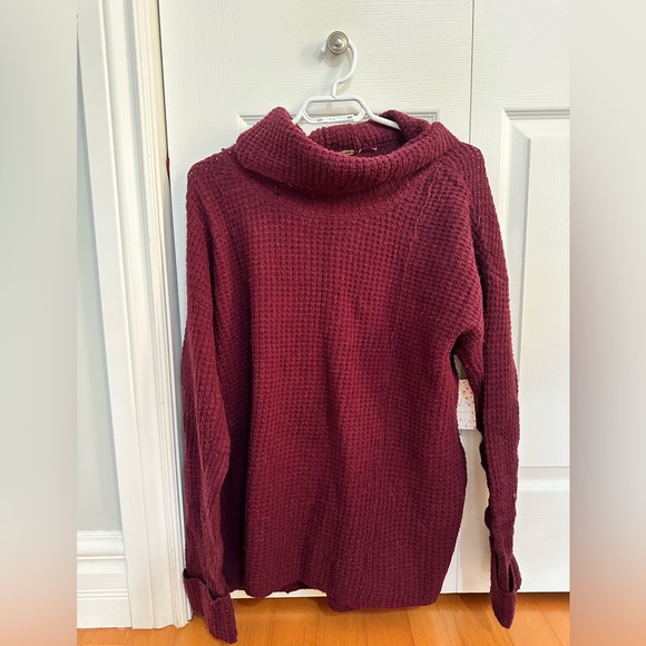 FREE PEOPLE NWT Sidewinder 100% Wool Knit Pullover Sweater - Picture 7 of 7